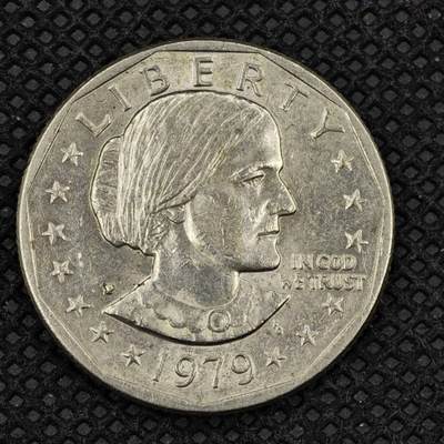 【淘币小摊】限时拍第八百三十二拍  散币场  满百包邮可预留两周  周一统一发货  -  美国1979年苏珊美元