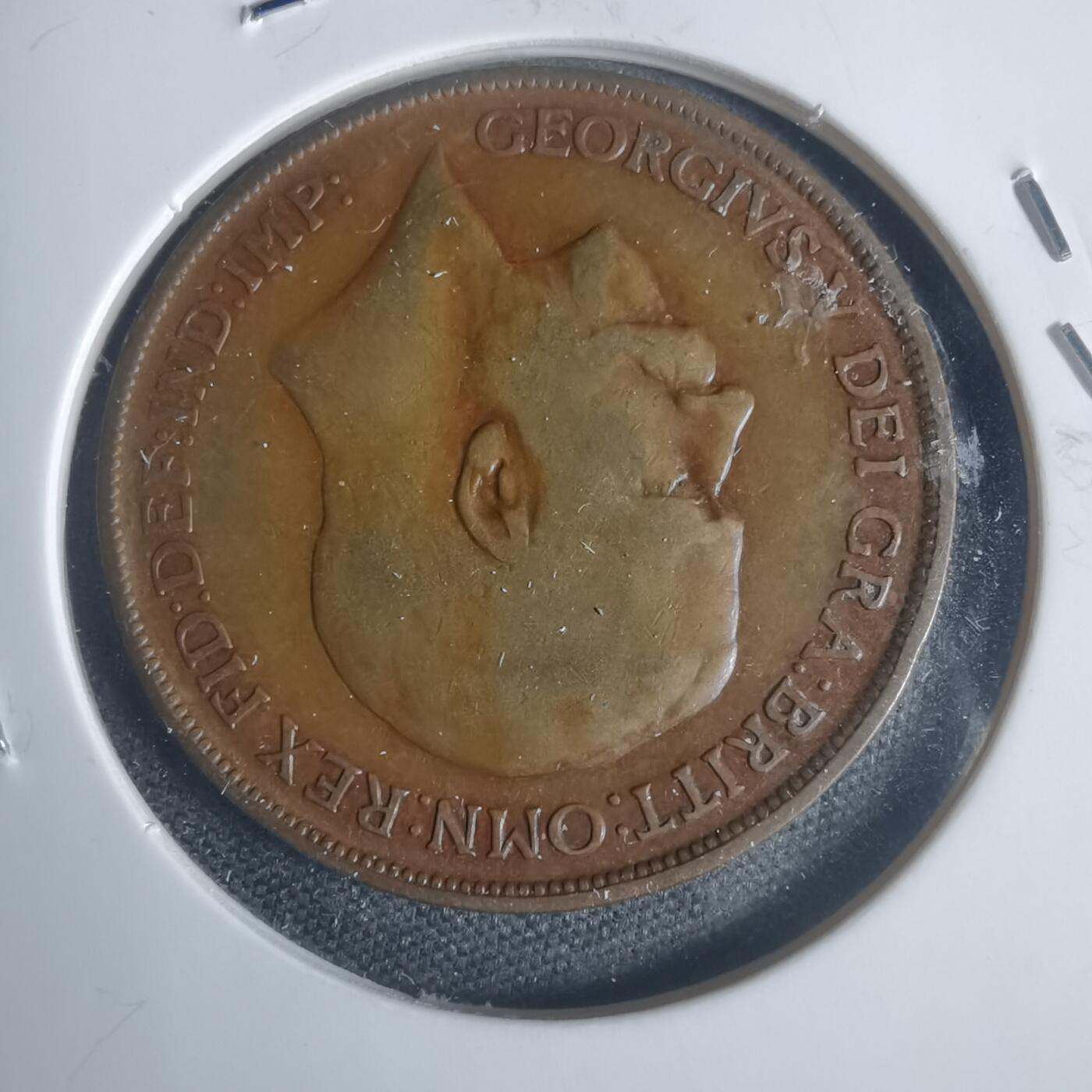 沼泽如烟--第933场 英国1912年1便士