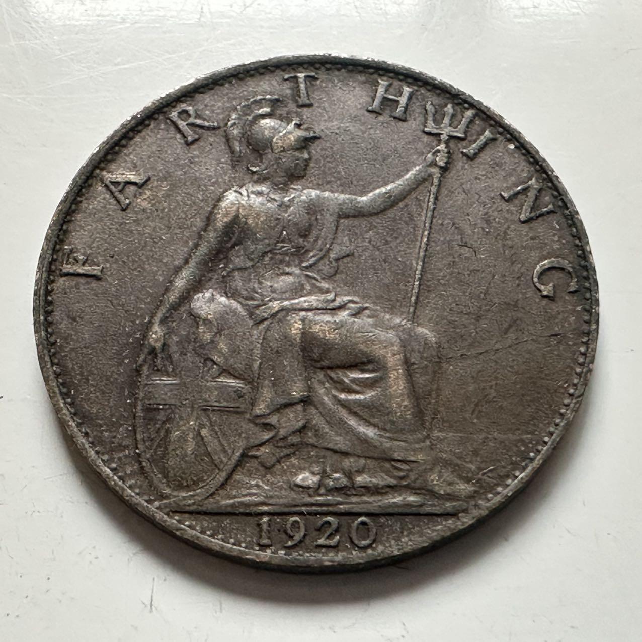 🌹外币初藏🌹🐯2025年第141场  每周二四六晚8️⃣点 接代拍 英国1920年一法新