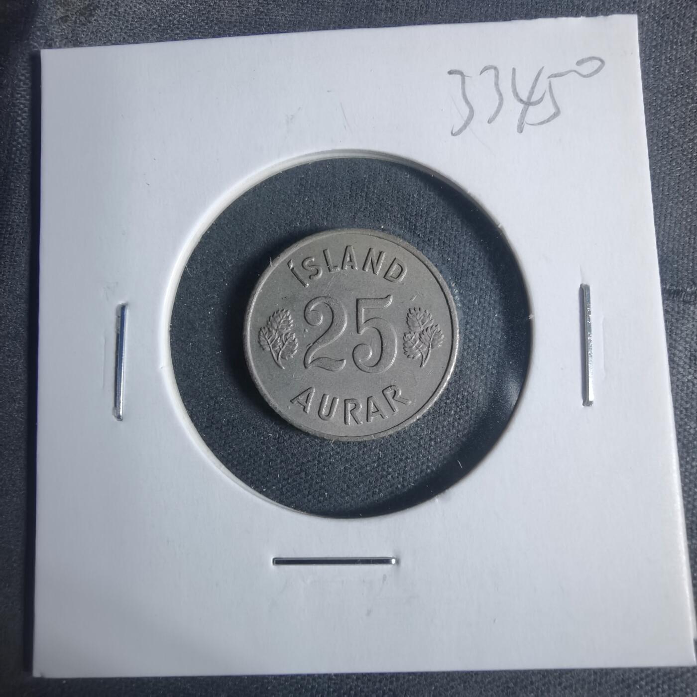 沼泽如烟--第933场 冰岛1962年25奥拉