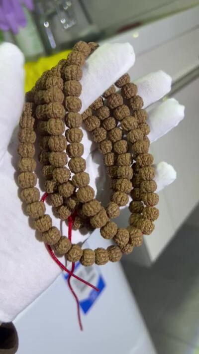 零元拍：W1-3 蜂窝盘龙纹 金刚长串佛珠，约10/8MM