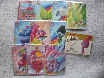 【随心含颖卡拍52期】卡游/集卡社/卡卡沃 抽卡机专场拍卖【无佣金】 - 卡游 迪斯尼 自然元素卡11张