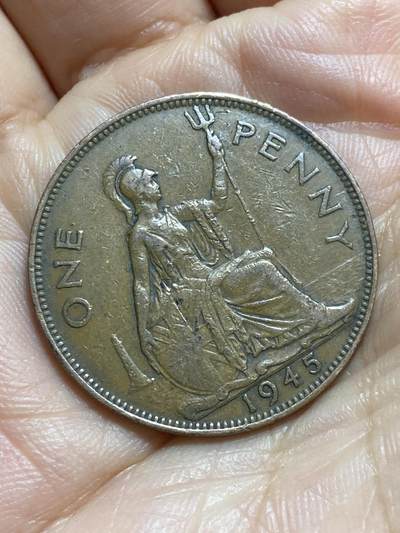 2025年第一百三十七场(总第一百六十三场）外国好品散币场(免佣金) - 英国🇬🇧1945年1便士(乔治六世第一版)