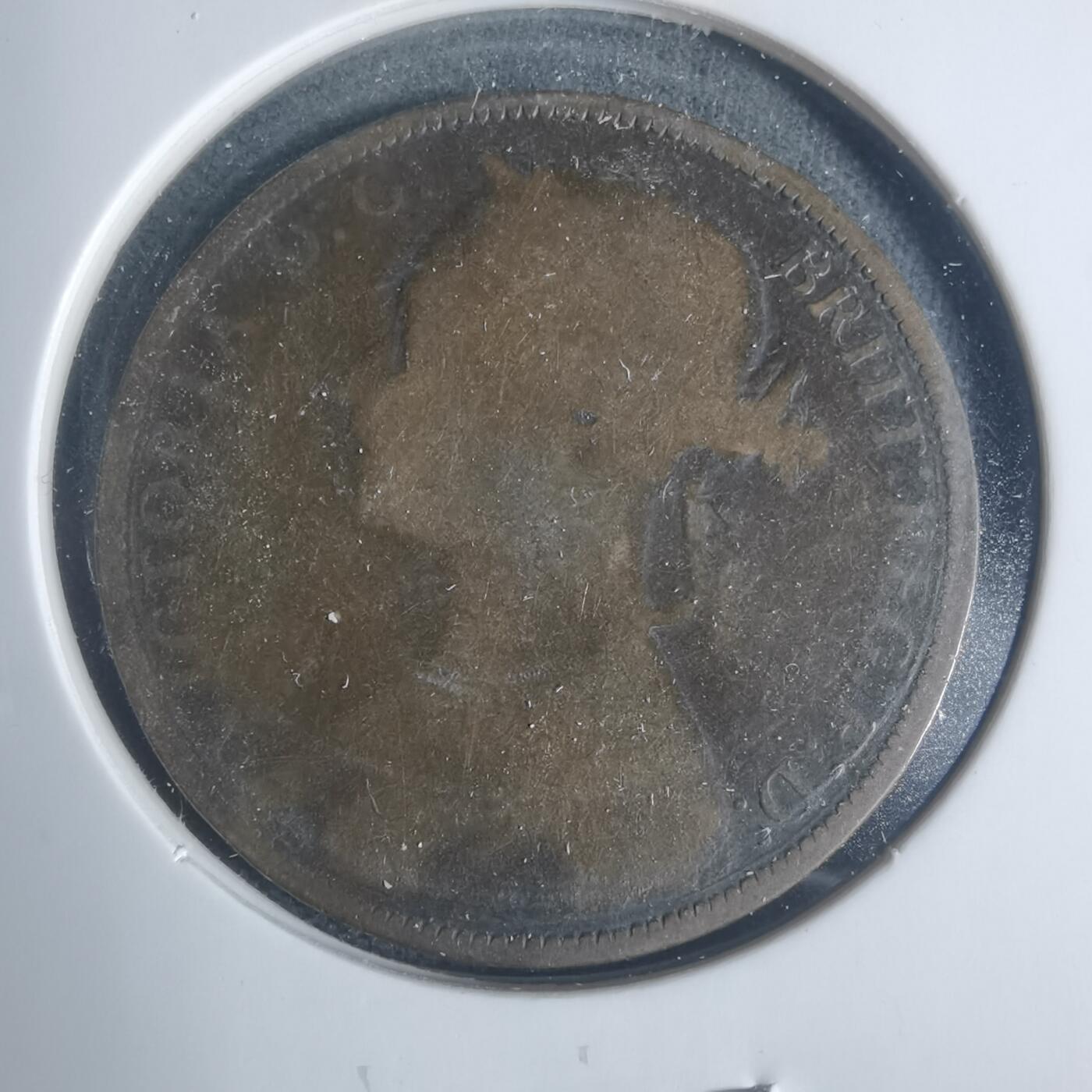 沼泽如烟--第933场 英国1881年1便士