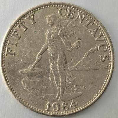 Krab外币市集Vol.26 - 菲律宾1964年50分