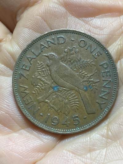 2025年第一百三十七场(总第一百六十三场）外国好品散币场(免佣金) - 新西兰🇳🇿1945年1便士(乔治六世第一版)