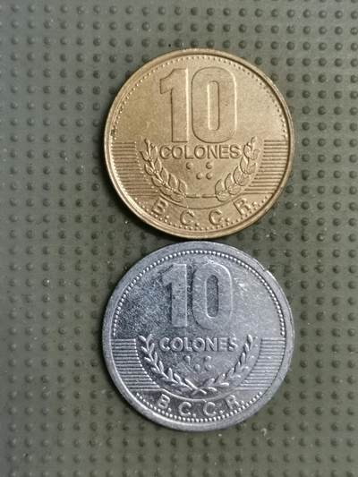 2025年第138场各国散币拍卖（总第138场） - 哥斯达黎加10科朗2枚