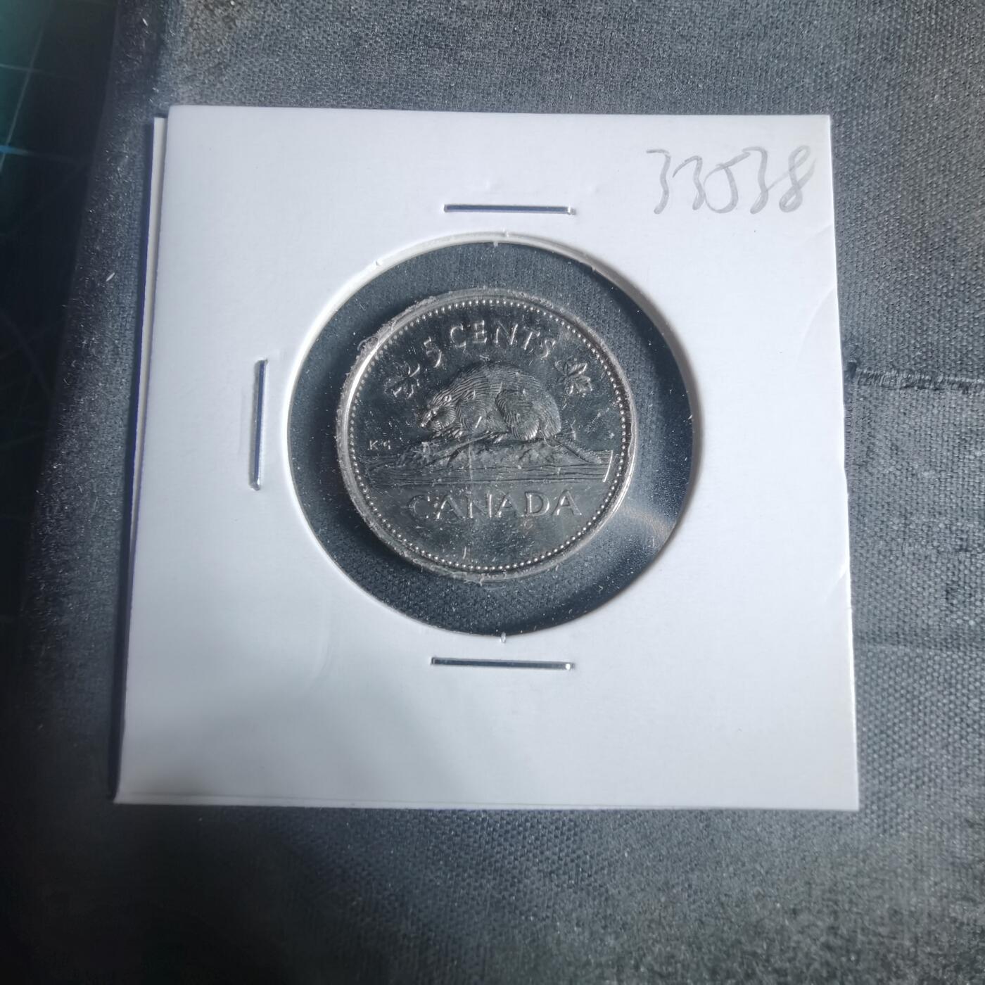 沼泽如烟--第933场 加拿大2002年五分纪念币