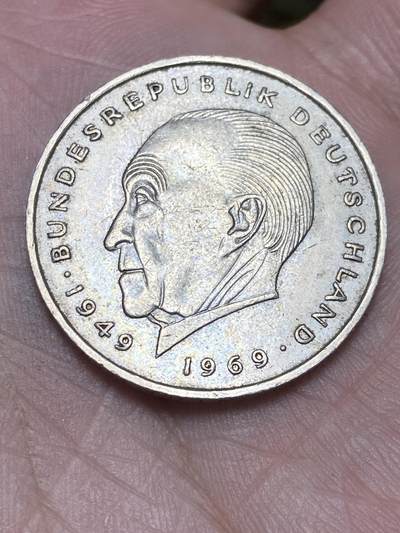2025年第一百三十六场(总第一百六十二场）外国好品纸夹散币场(免佣金) - 联邦德国🇩🇪1970年2马克(J标，汉堡造)
