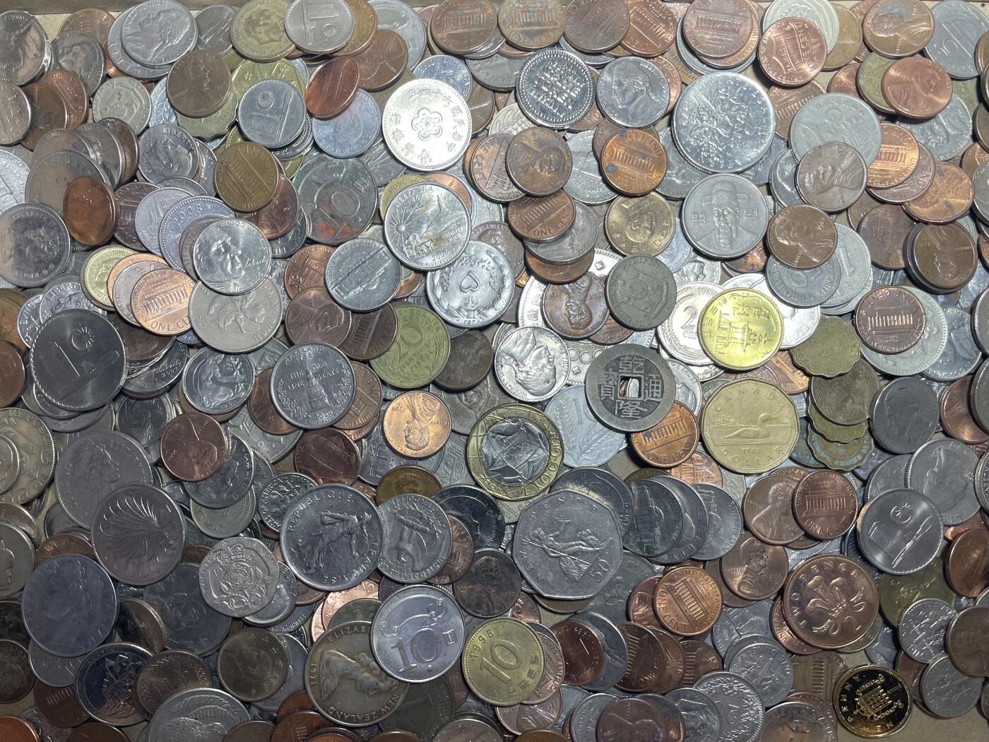 回流1215 外币2060克（无日本币）