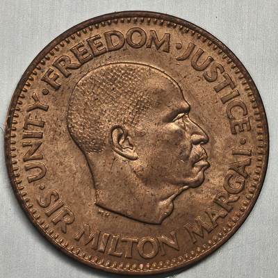 Krab外币市集Vol.26 - 塞拉利昂1964年1/2分