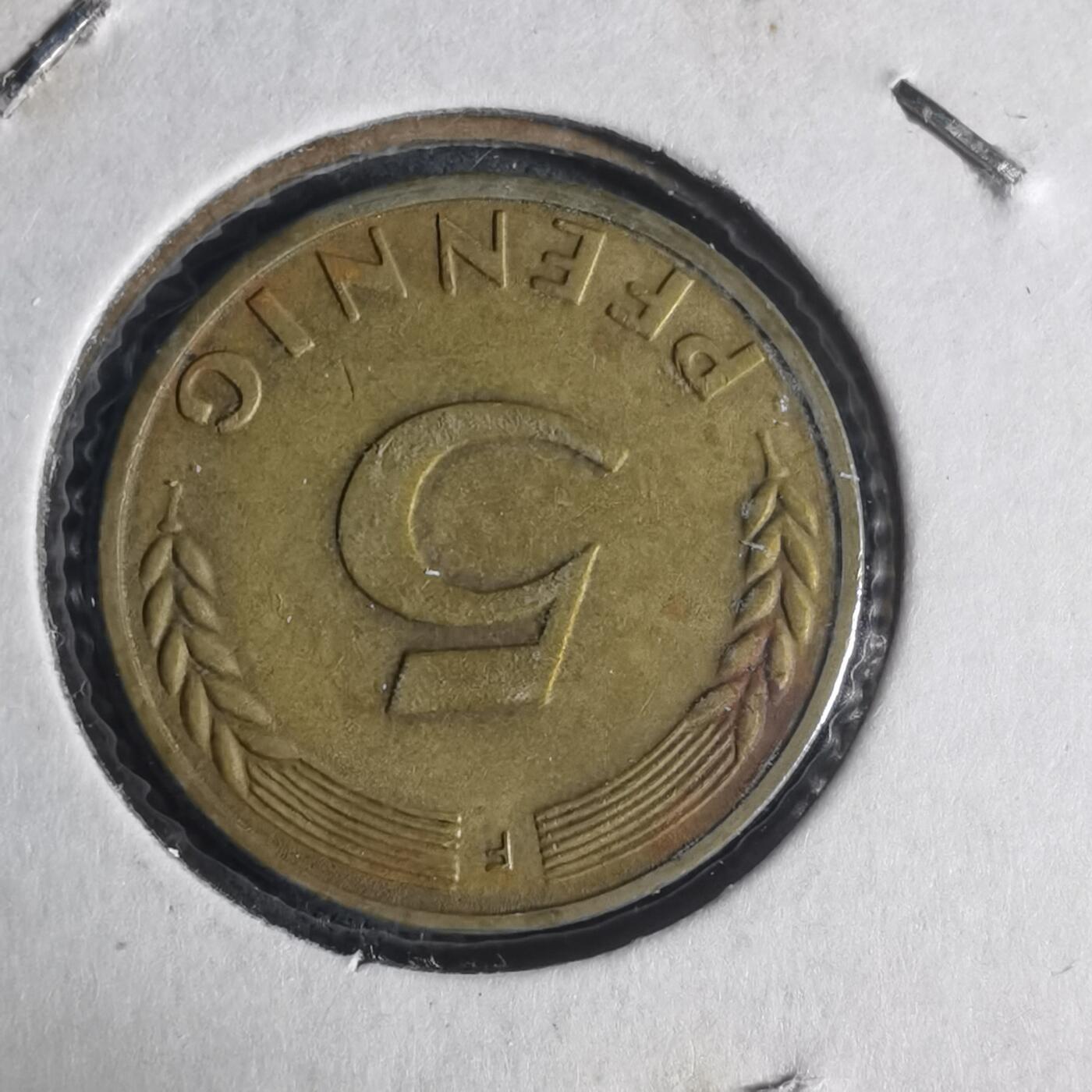 沼泽如烟--第933场 德国1950年5芬尼