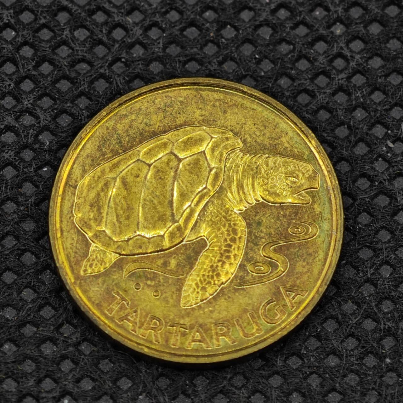 【淘币小摊】限时拍第八百三十二拍  散币场  满百包邮可预留两周  周一统一发货   佛得角1994年1埃斯库多铜币