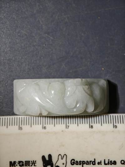 94期回流戒指饰品杂件纪念章丝路钱币专场 - 翡翠