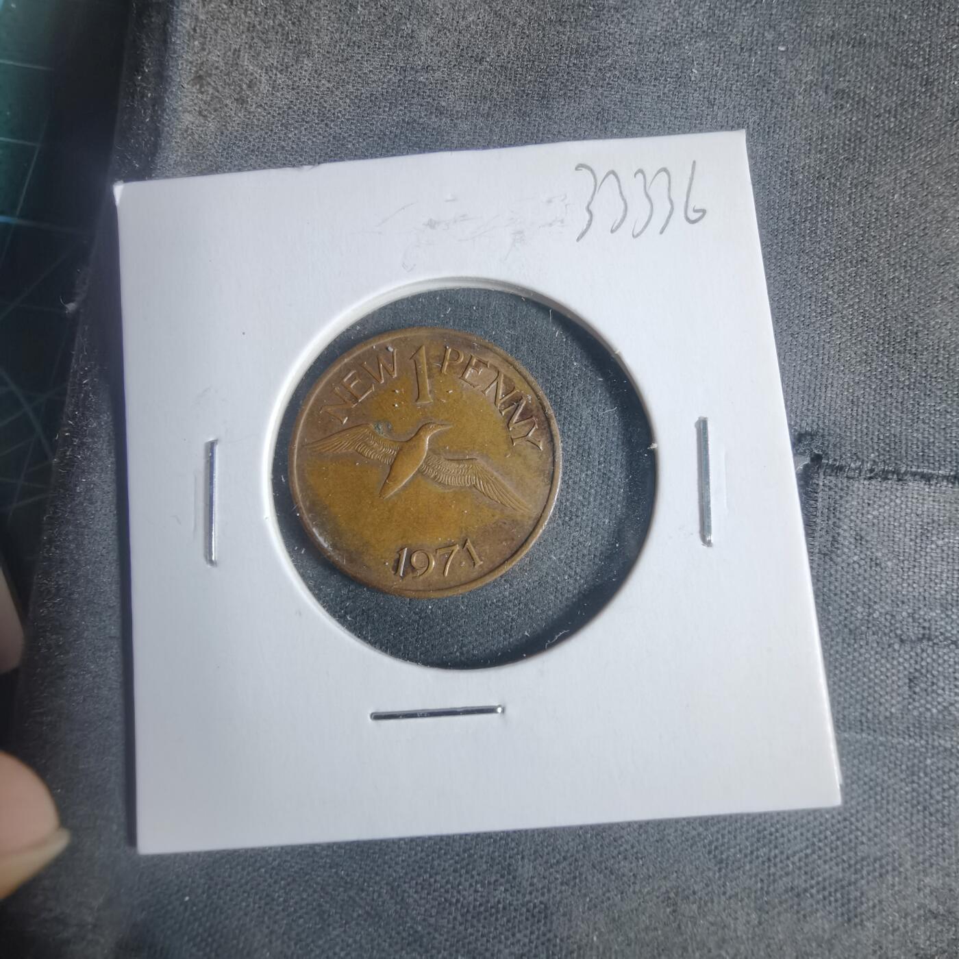 沼泽如烟--第933场 根西1971年1便士