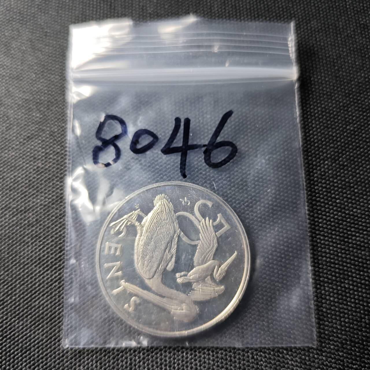 KK钱币收藏小铺 第380期  2月预留时间 周末发货  1974维尔京群岛50分精制币