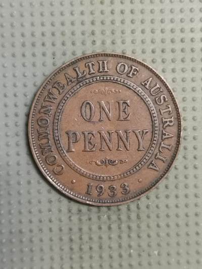 2025年第138场各国散币拍卖（总第138场） - 澳大利亚1933年1便士