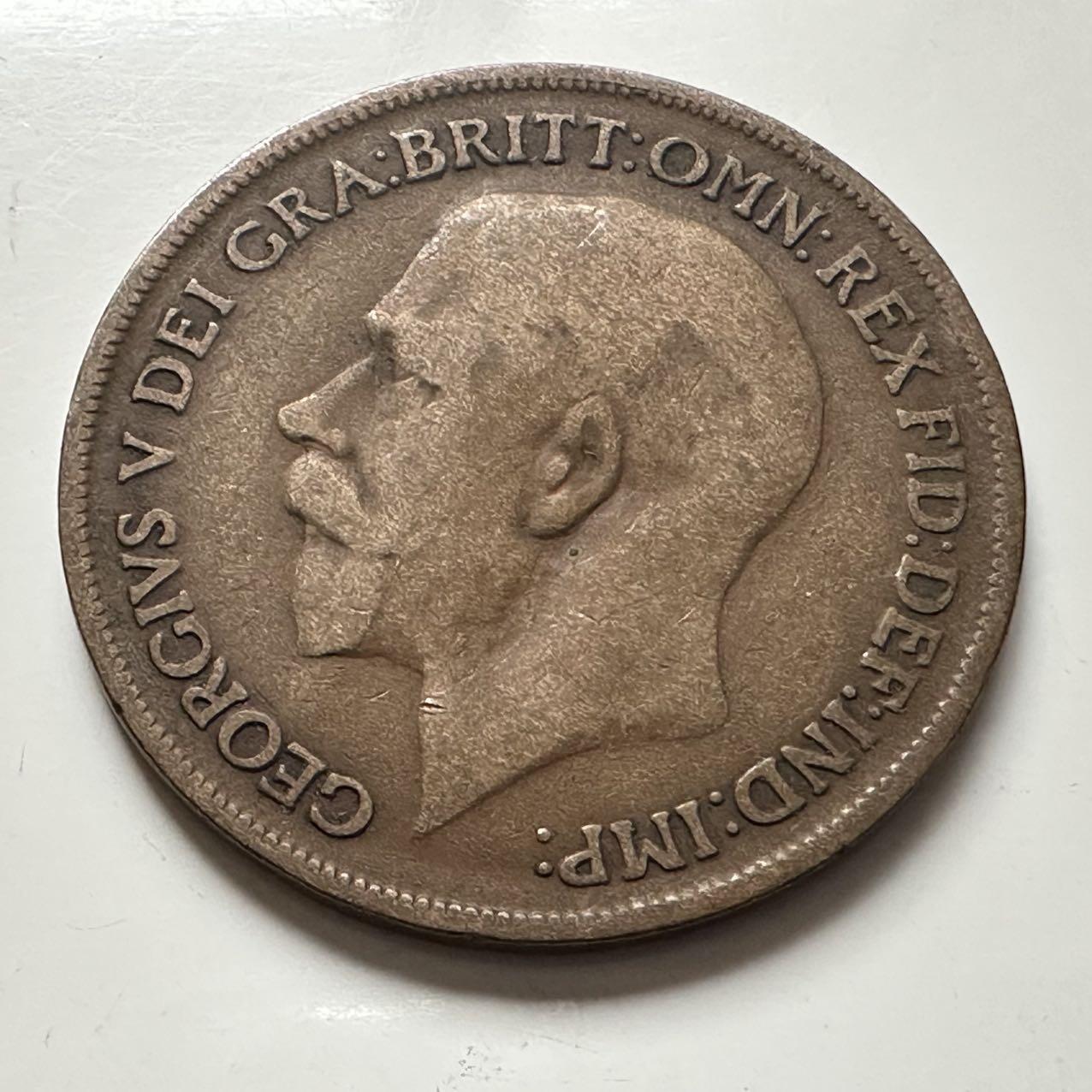 🌹外币初藏🌹🐯2025年第141场  每周二四六晚8️⃣点 接代拍 英国1916年一便士