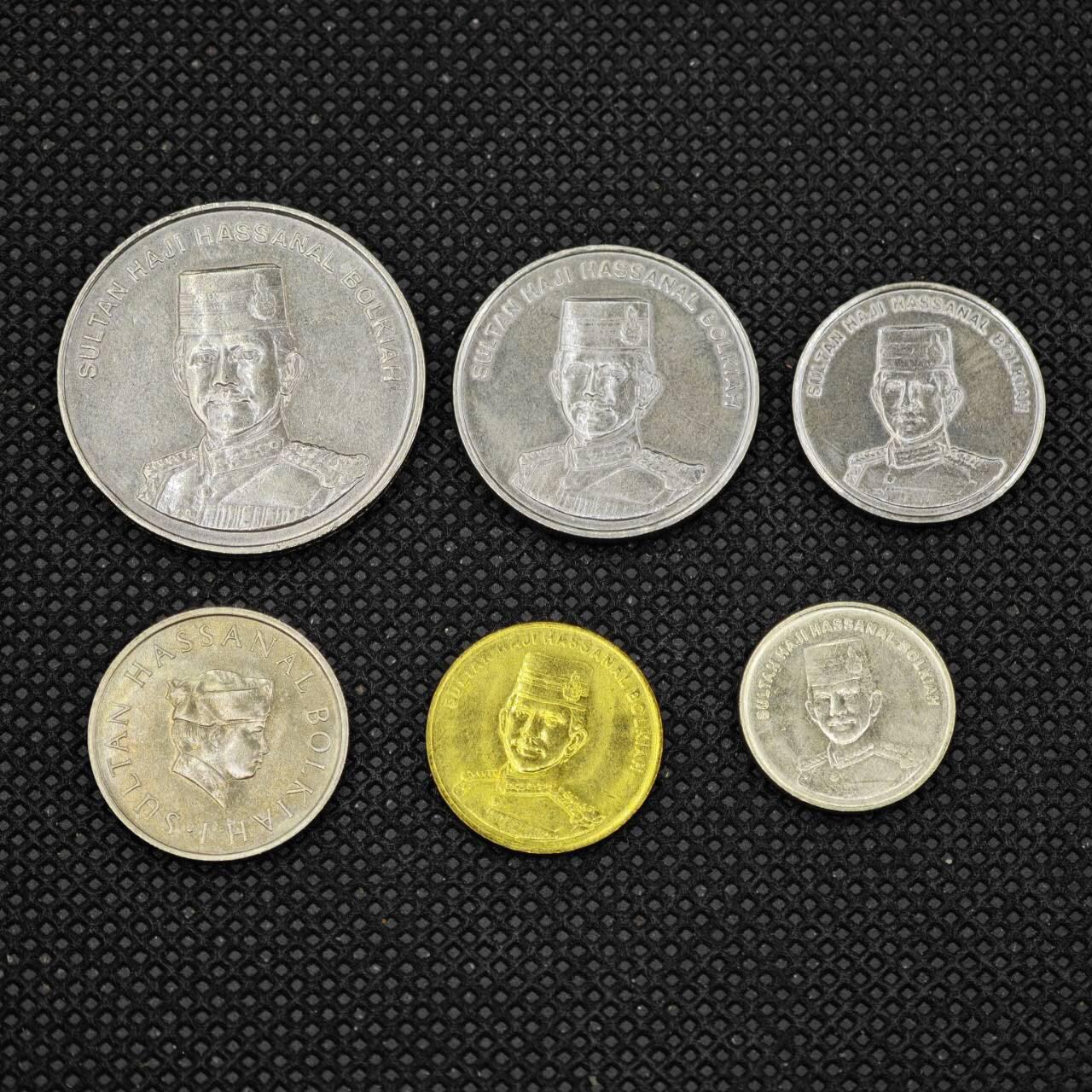 【淘币小摊】限时拍第八百三十二拍  散币场  满百包邮可预留两周  周一统一发货   文莱6枚