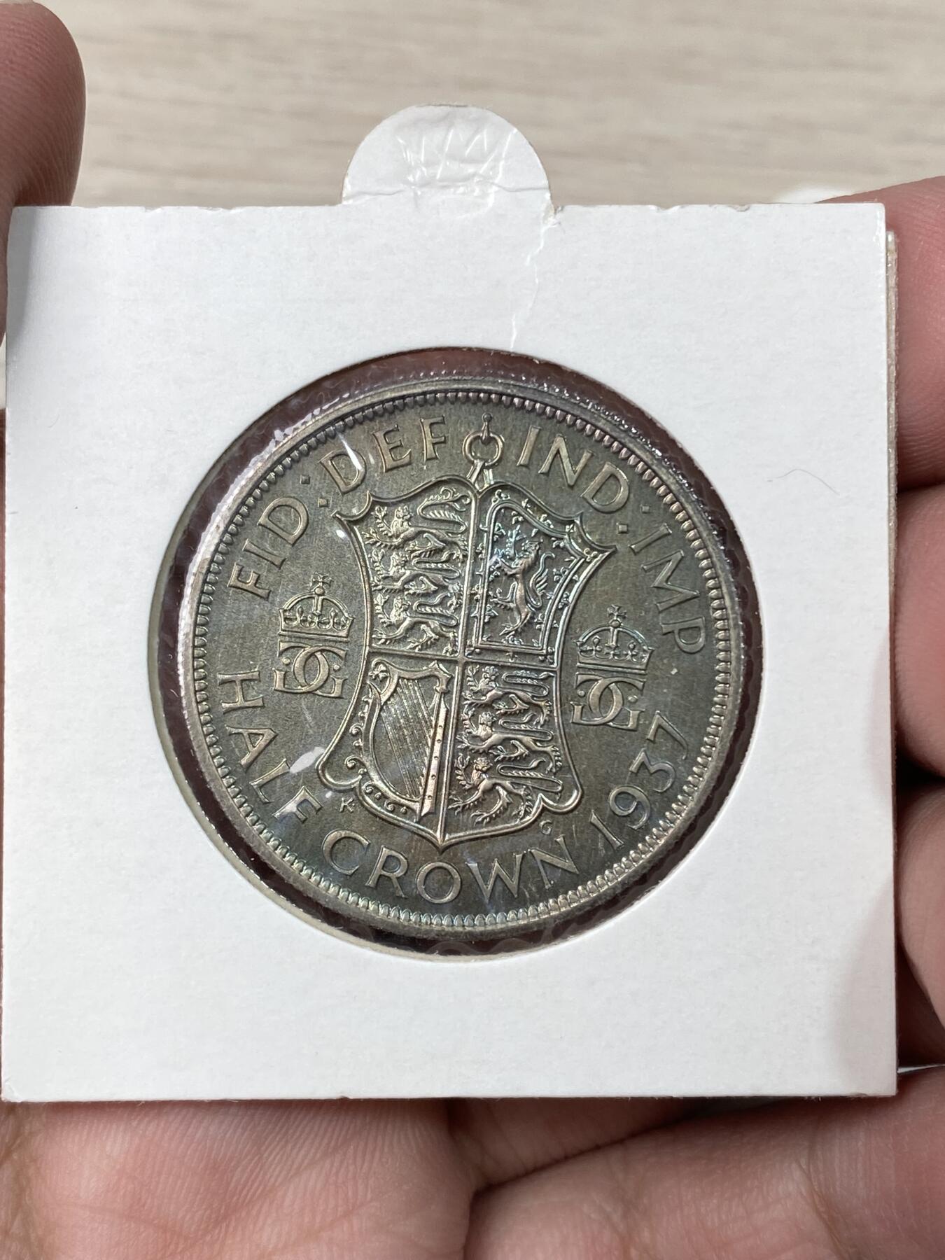 万国钱币拍卖第057期（万国冬季大拍） 1937英国乔治六世登基15枚套币 老藏家出品 手写标签 克朗已评级 全套原味状态