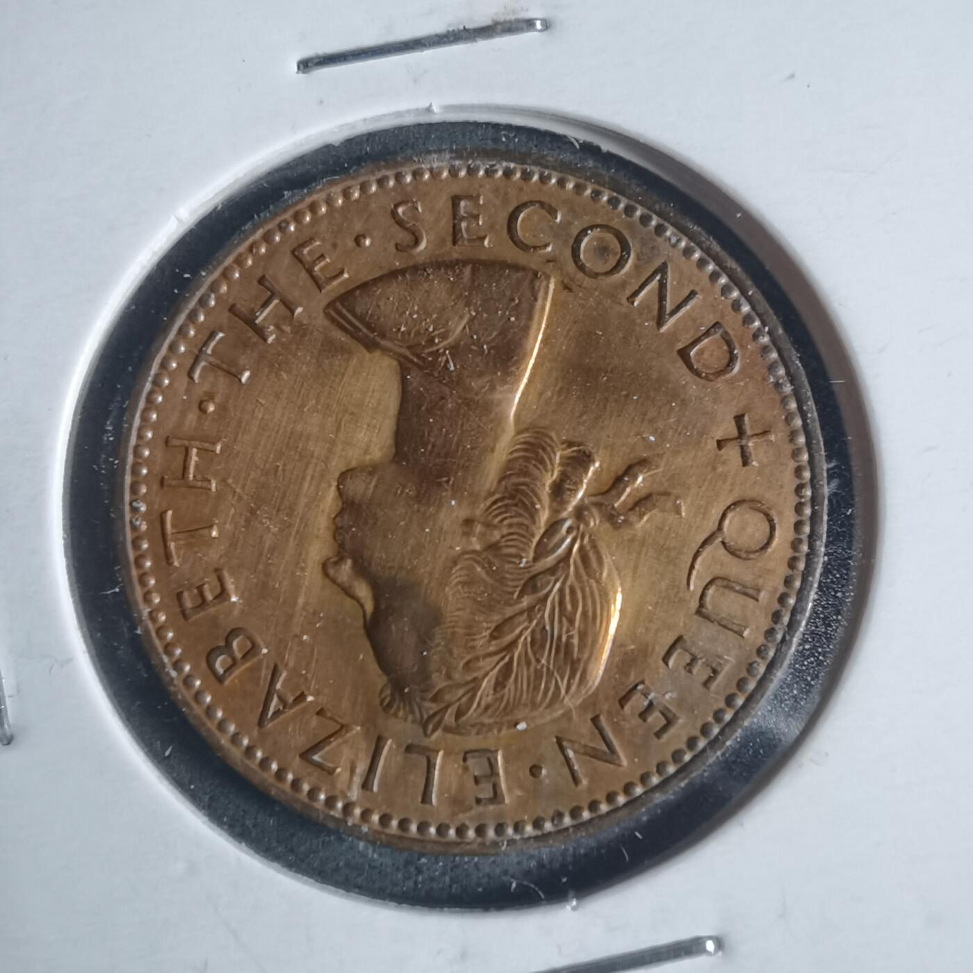 沼泽如烟--第933场 新西兰1960年半便士