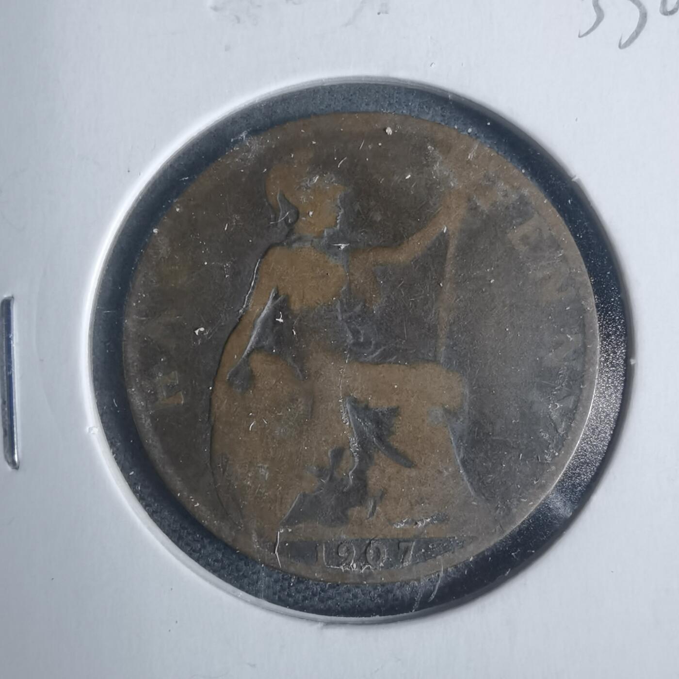 沼泽如烟--第933场 英国1907年半便士