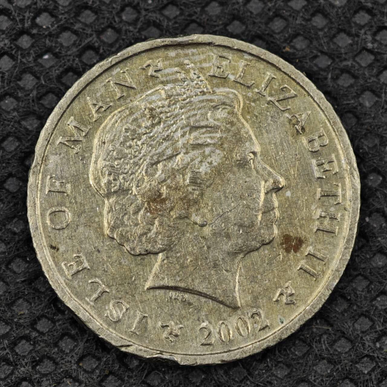 【淘币小摊】限时拍第八百三十二拍  散币场  满百包邮可预留两周  周一统一发货   马恩岛2002年5便士