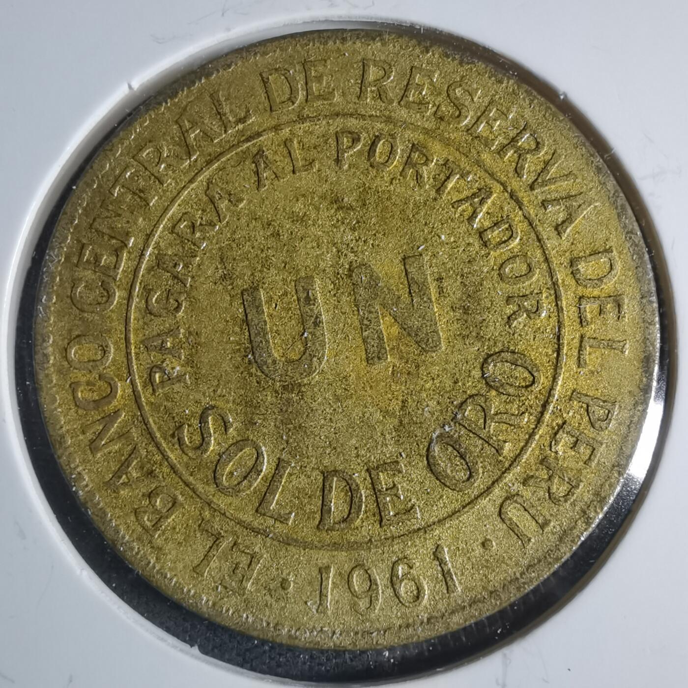 沼泽如烟--第933场 秘鲁1961年1索尔