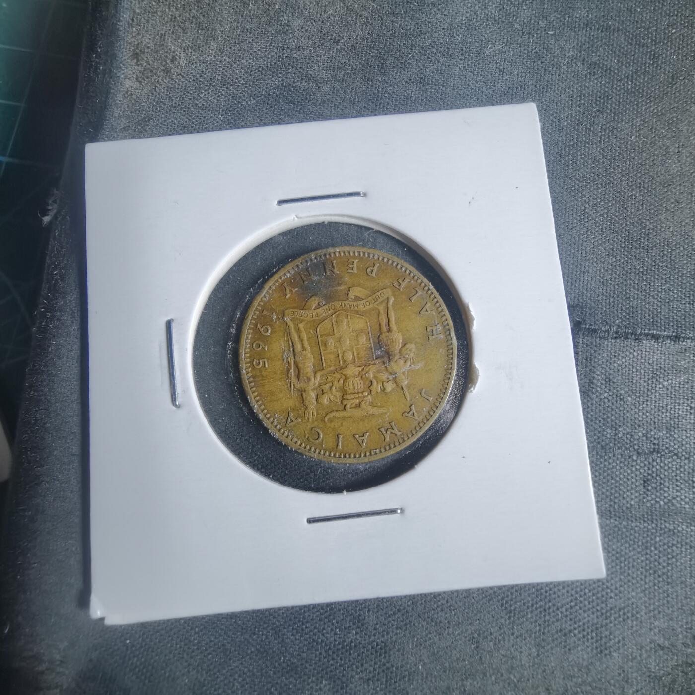 沼泽如烟--第933场 牙买加1965年半便士