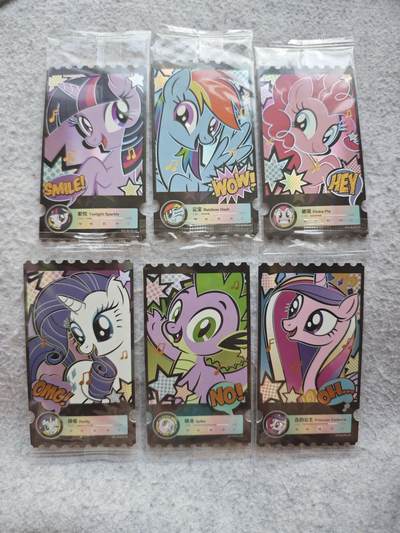 【随心含颖卡拍52期】卡游/集卡社/卡卡沃 抽卡机专场拍卖【无佣金】 - 卡游 小马宝莉 票根6张