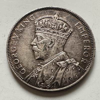 🌹外币初藏🌹🐯2025年第141场  每周二四六晚8️⃣点 接代拍 - 英属毛里求斯1934年一卢比银币 独年版 11.66克91.6%银