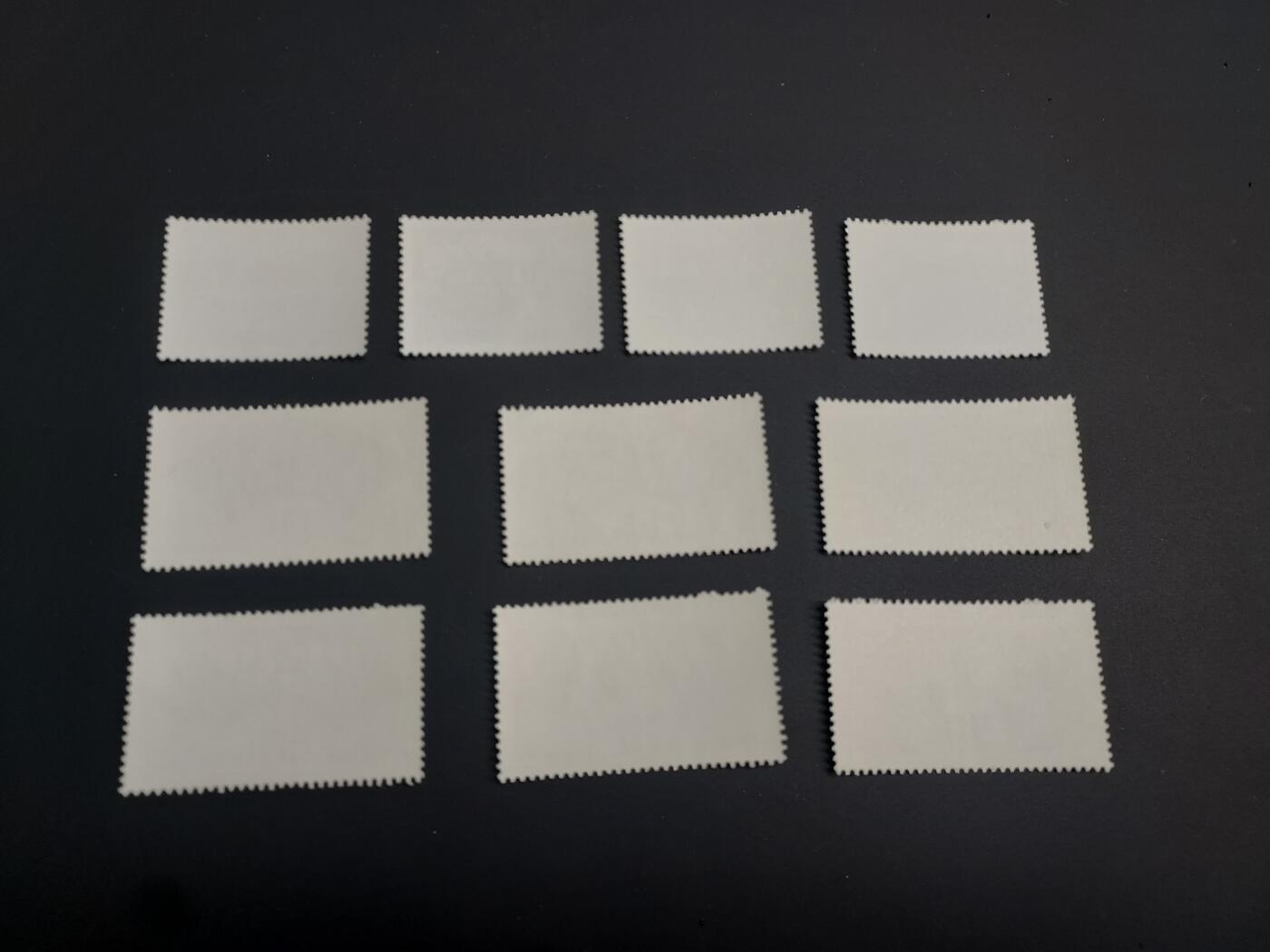 博彦收藏  TM 12月20日 8点 邮票专场 全场包邮 天鹅/扇画新票2套 金有氧化 /微黄。上品