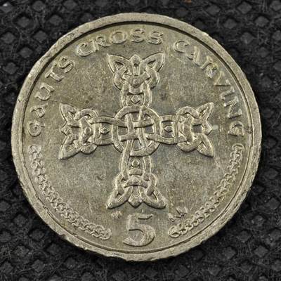 【淘币小摊】限时拍第八百三十二拍  散币场  满百包邮可预留两周  周一统一发货  -  马恩岛2002年5便士