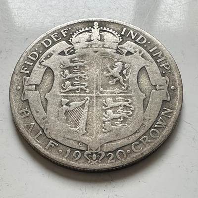 🌹外币初藏🌹🐯2025年第141场  每周二四六晚8️⃣点 接代拍 - 英国1920年半克朗银币