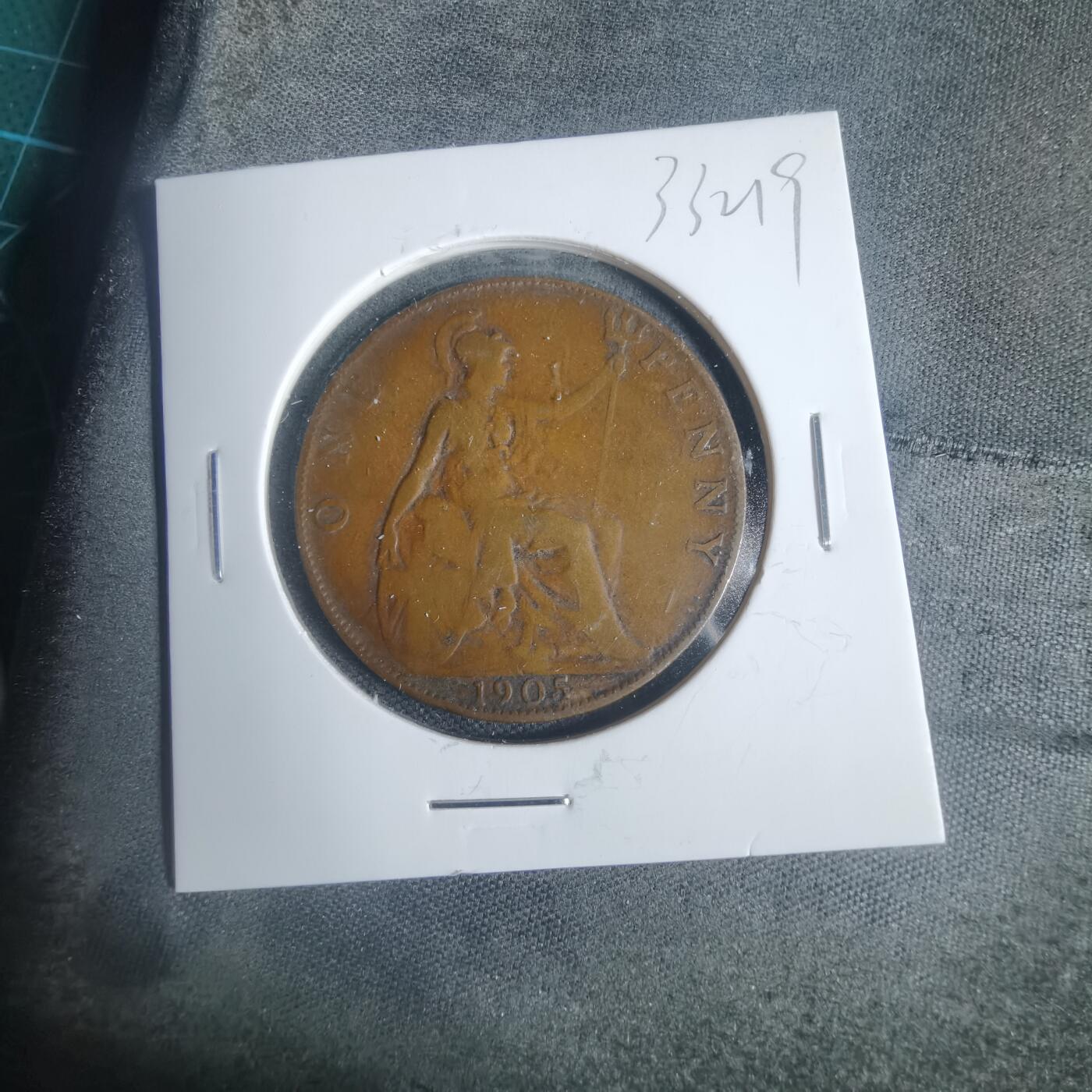 沼泽如烟--第933场 英国1905年1便士