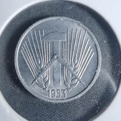 沼泽如烟--第933场 - 东德1953年5芬尼