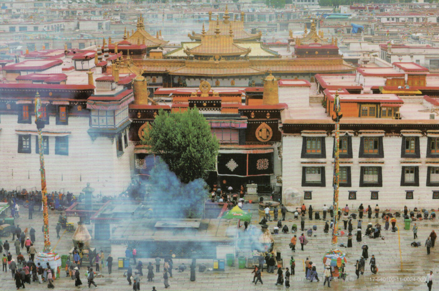 2025年12月20日19:30海外、大陆、澳门、香港邮政精品首日实寄封拍卖专场 2017中国《PP大昭寺加印片》邮资片首日实寄封