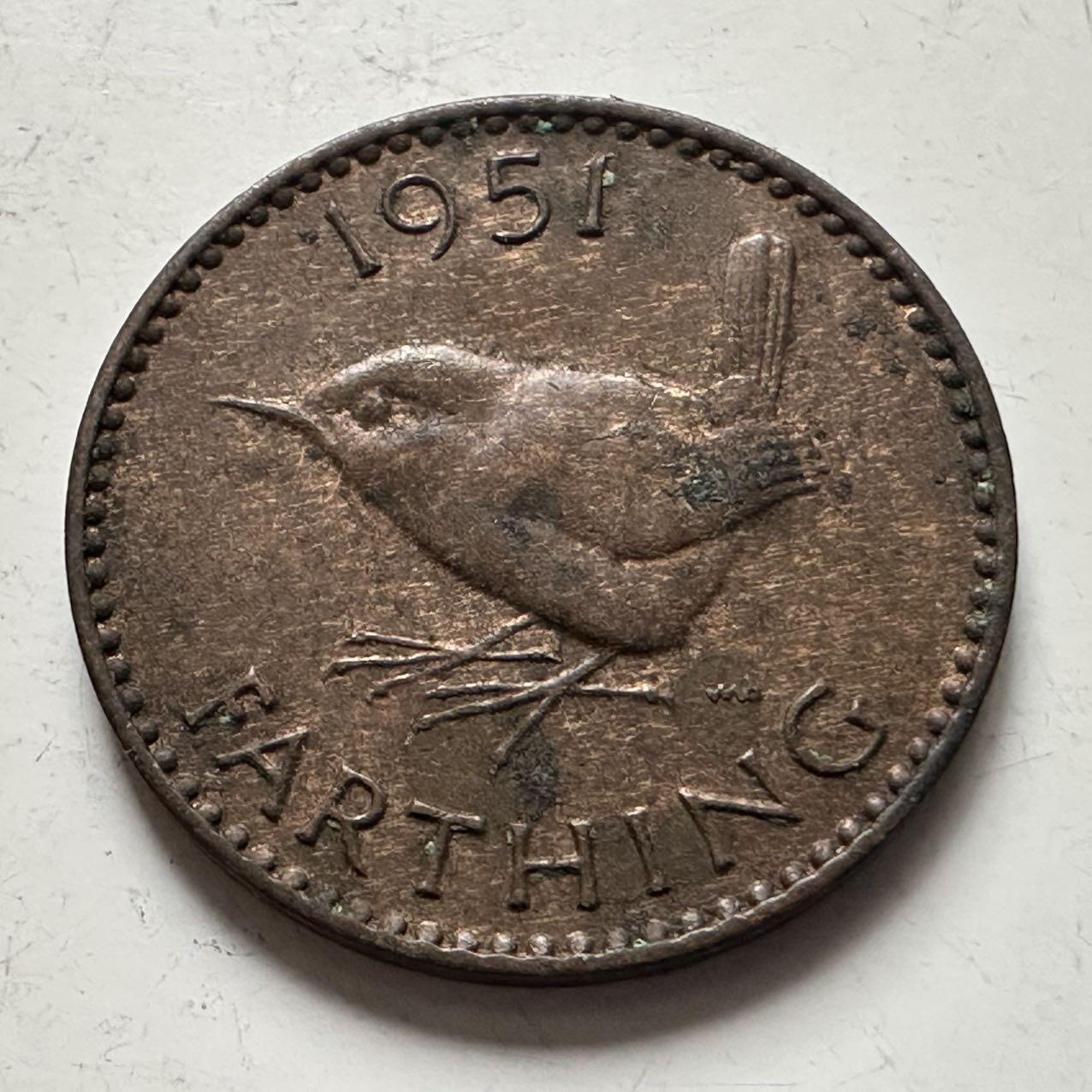 🌹外币初藏🌹🐯2025年第141场  每周二四六晚8️⃣点 接代拍 英国1951年一法新 b