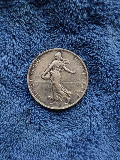 法国播种女神2法郎银币1919年 - 法国播种女神2法郎银币1919年