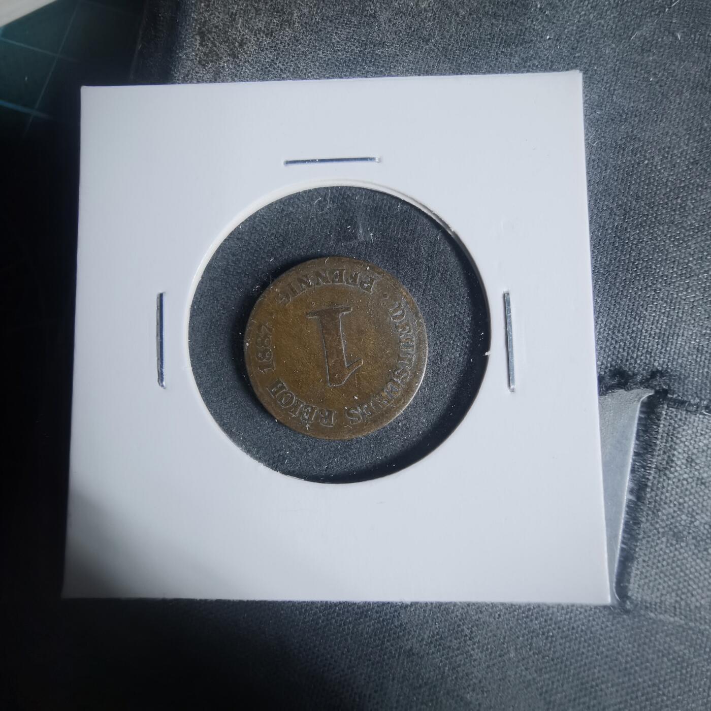 沼泽如烟--第933场 德国1887年1芬尼