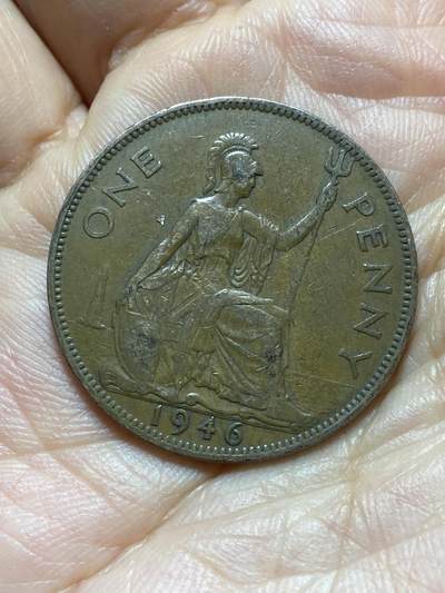 2025年第一百三十七场(总第一百六十三场）外国好品散币场(免佣金) - 英国🇬🇧1946年1便士(乔治六世第一版)