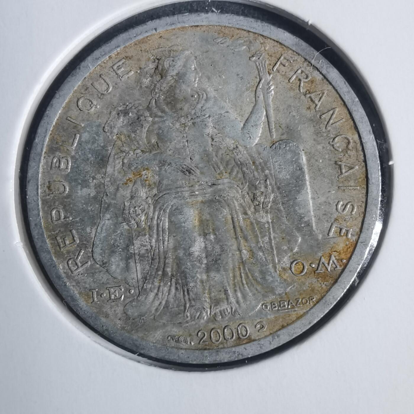 沼泽如烟--第933场 法属波利尼西亚2000年2法郎