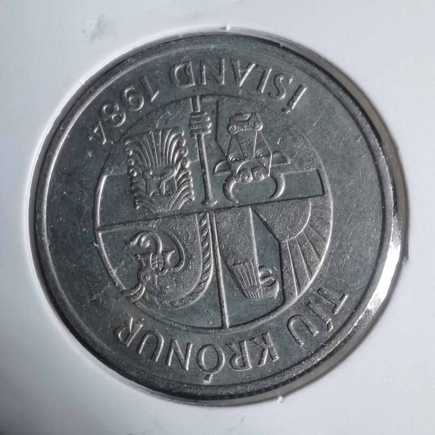 沼泽如烟--第933场 冰岛1984年10克朗