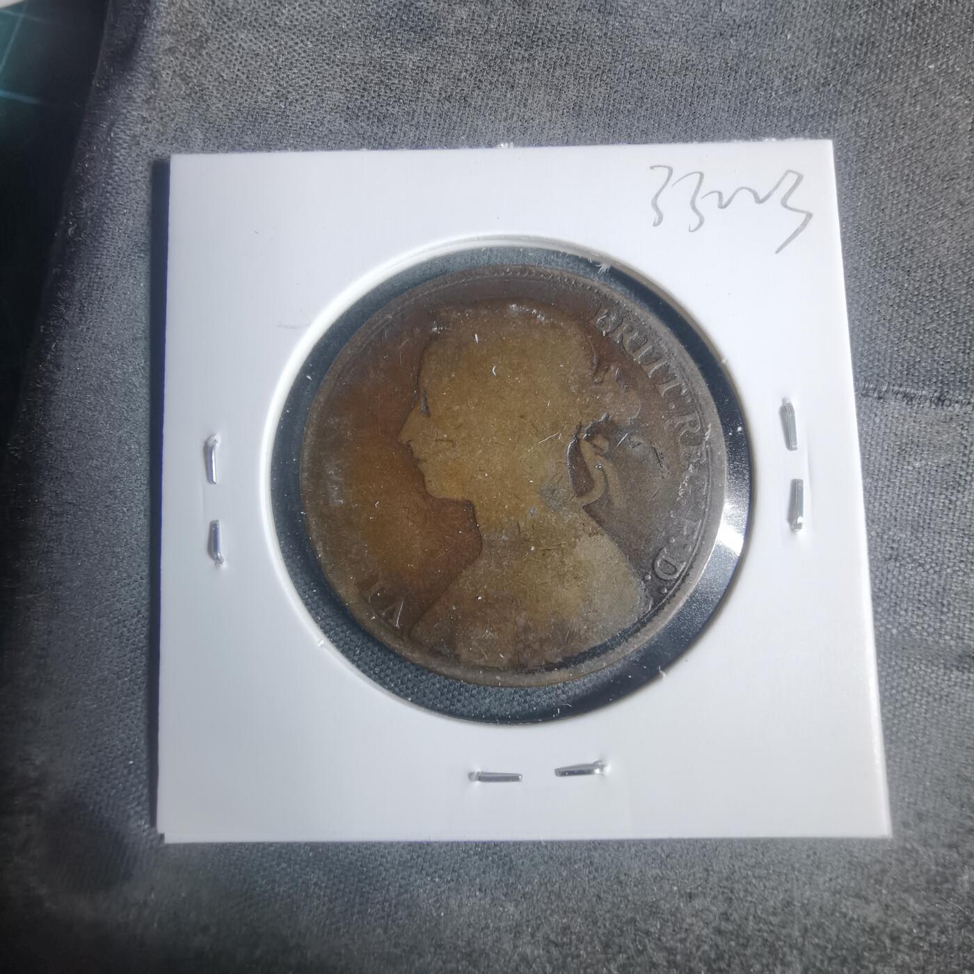 沼泽如烟--第933场 英国1882年1便士