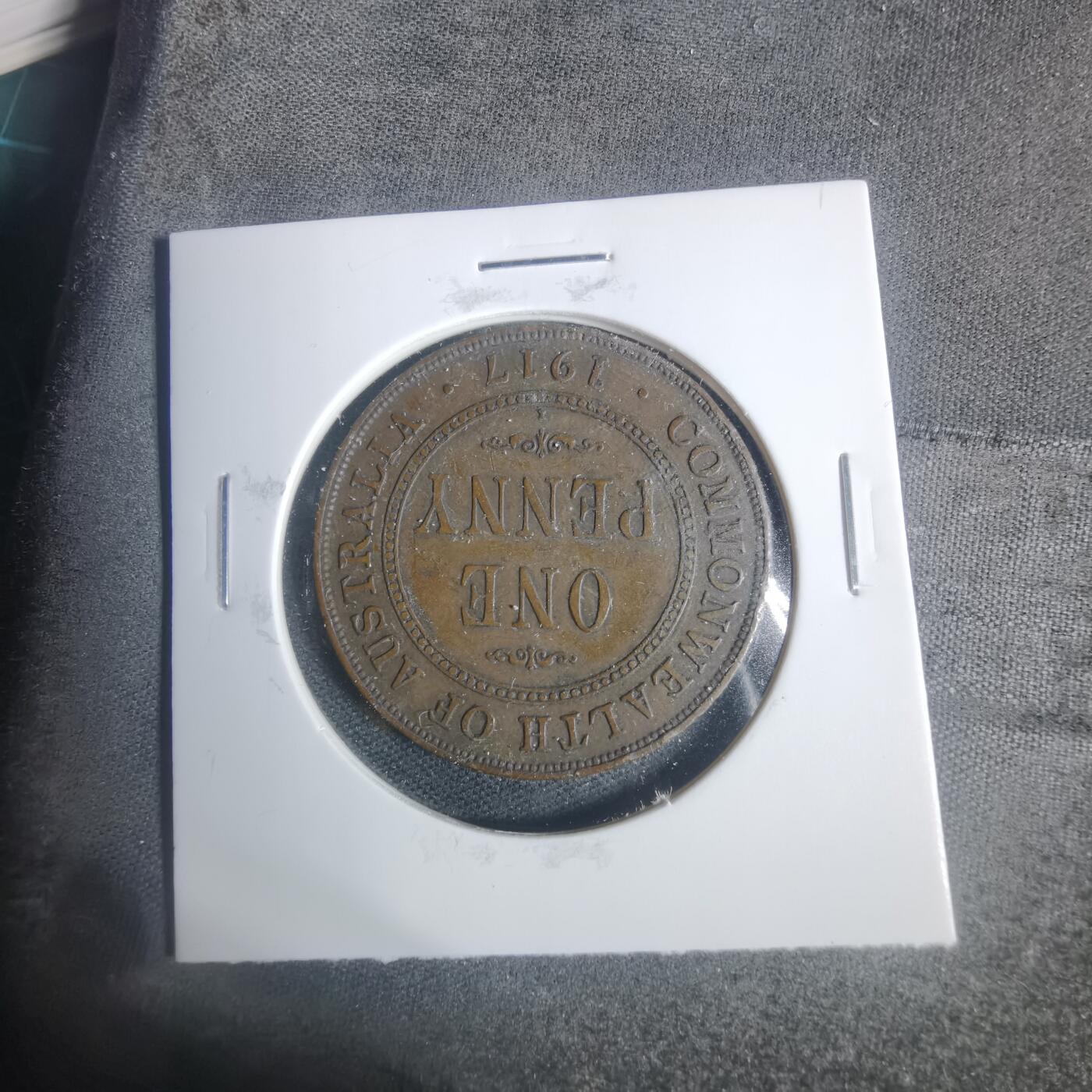 沼泽如烟--第933场 澳大利亚1917年1便士