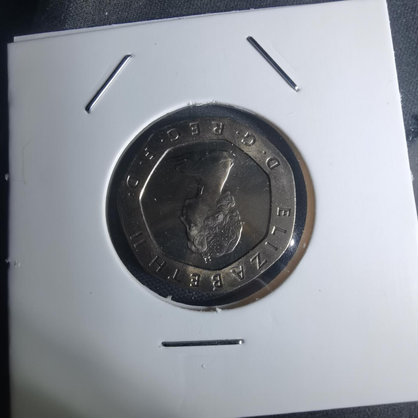 沼泽如烟--第935场 英国1982年20便士