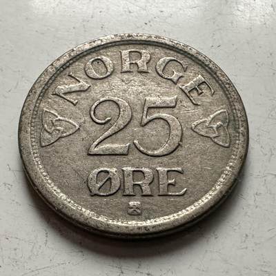 🌹外币初藏🌹🐯2025年第141场  每周二四六晚8️⃣点 接代拍 - 挪威1952年25欧尔