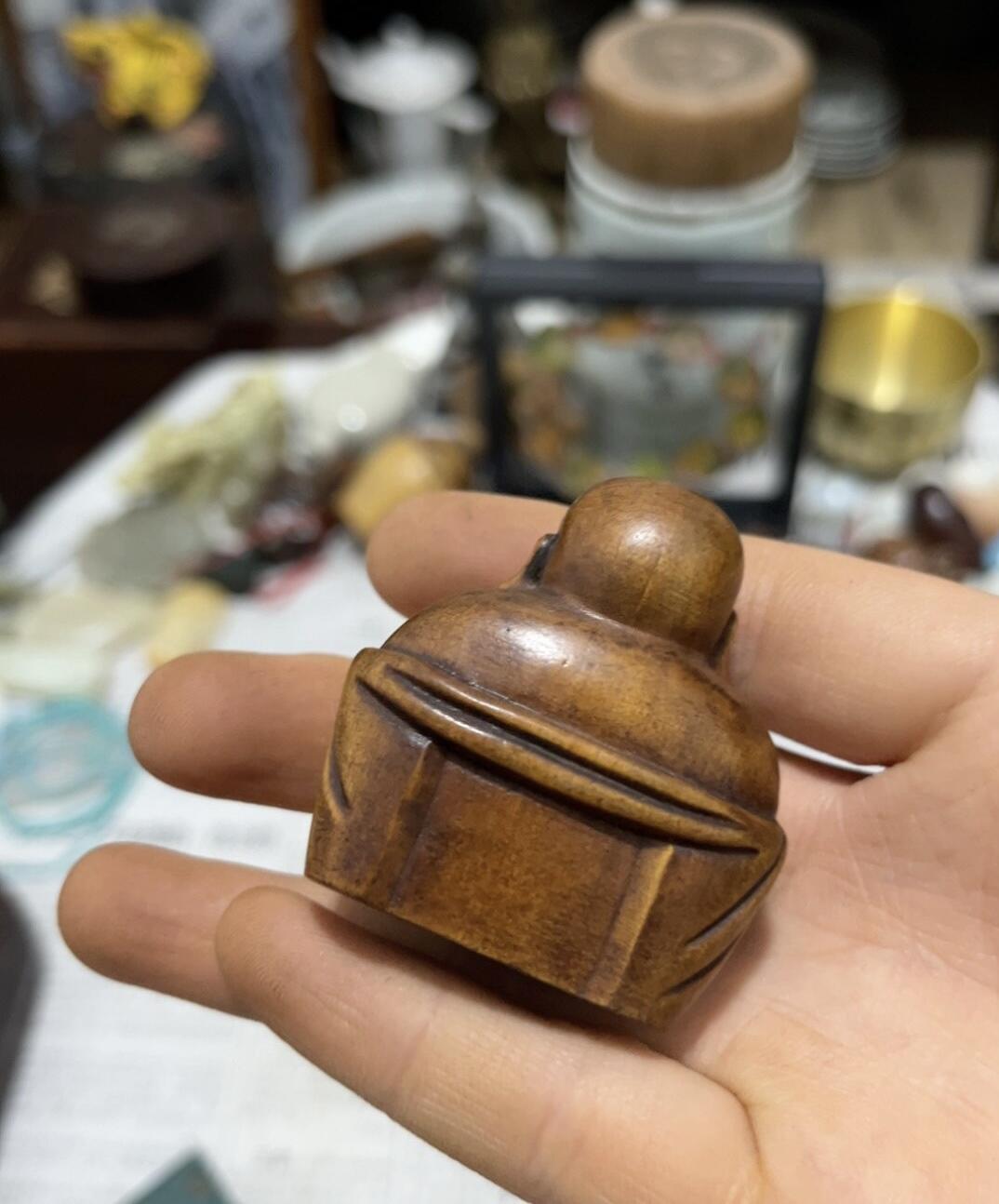 江南站杂件场 黄杨木摆件