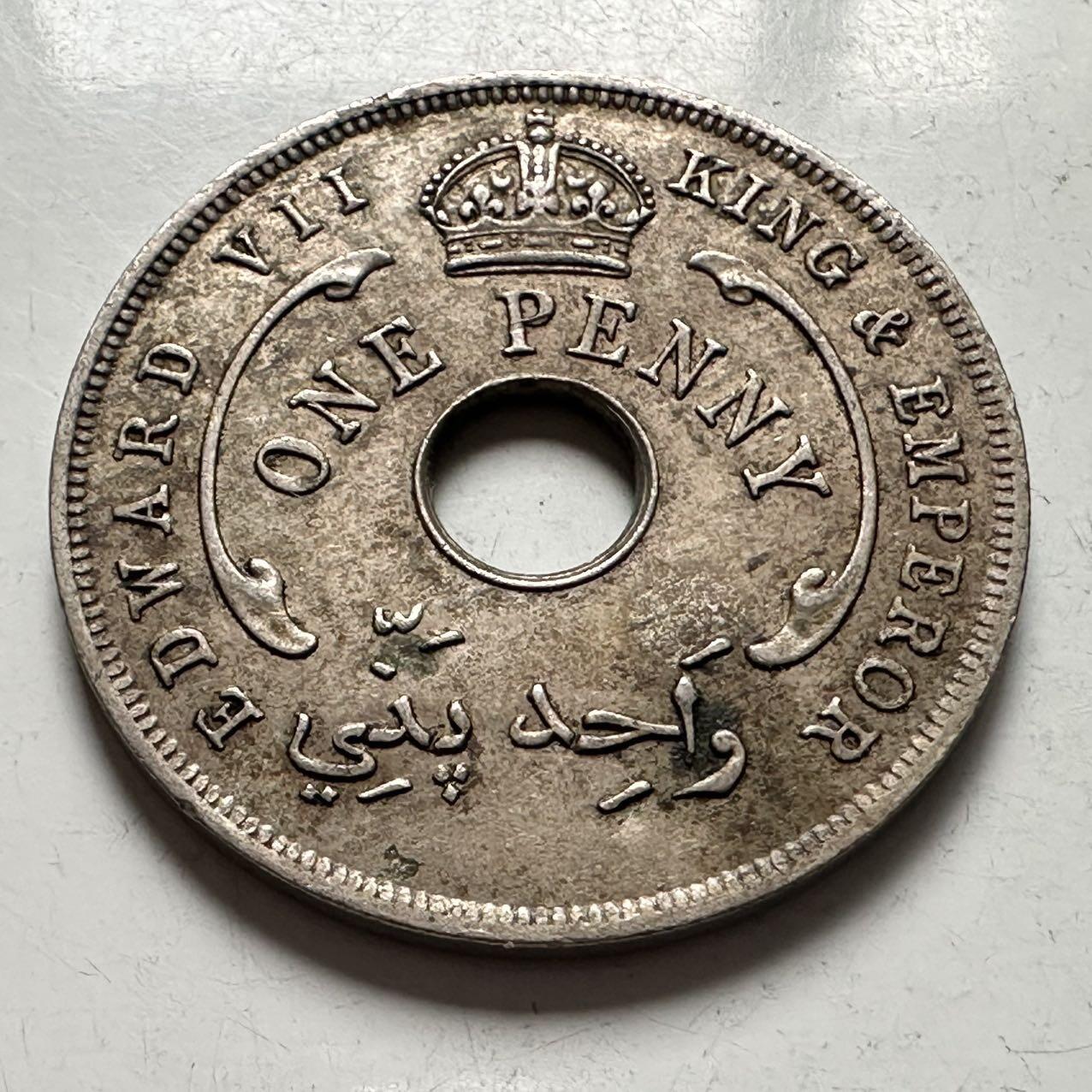 🌹外币初藏🌹🐯2025年第141场  每周二四六晚8️⃣点 接代拍 英属西非1908年1便士