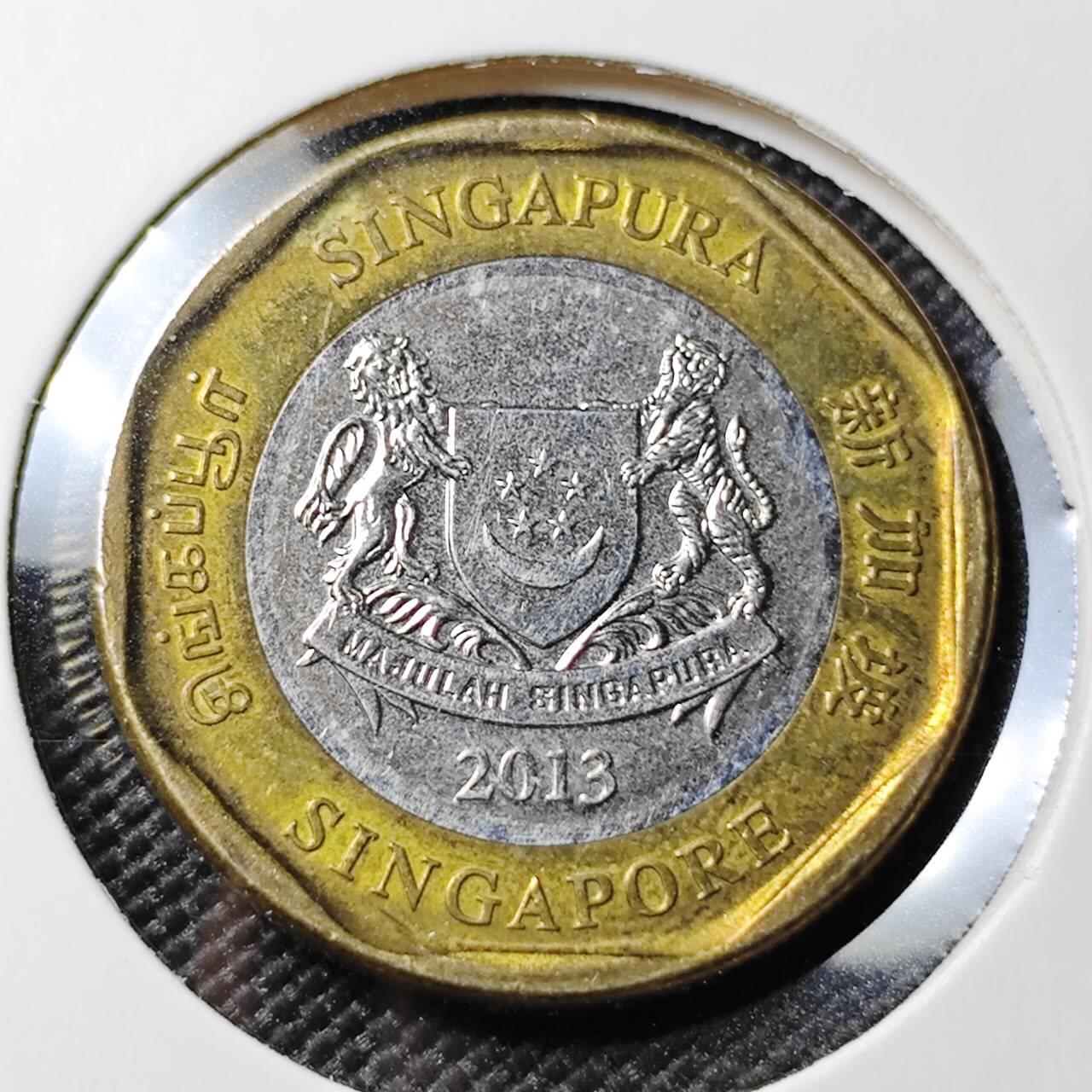 KK钱币收藏小铺 第380期  2月预留时间 周末发货  新加坡1元